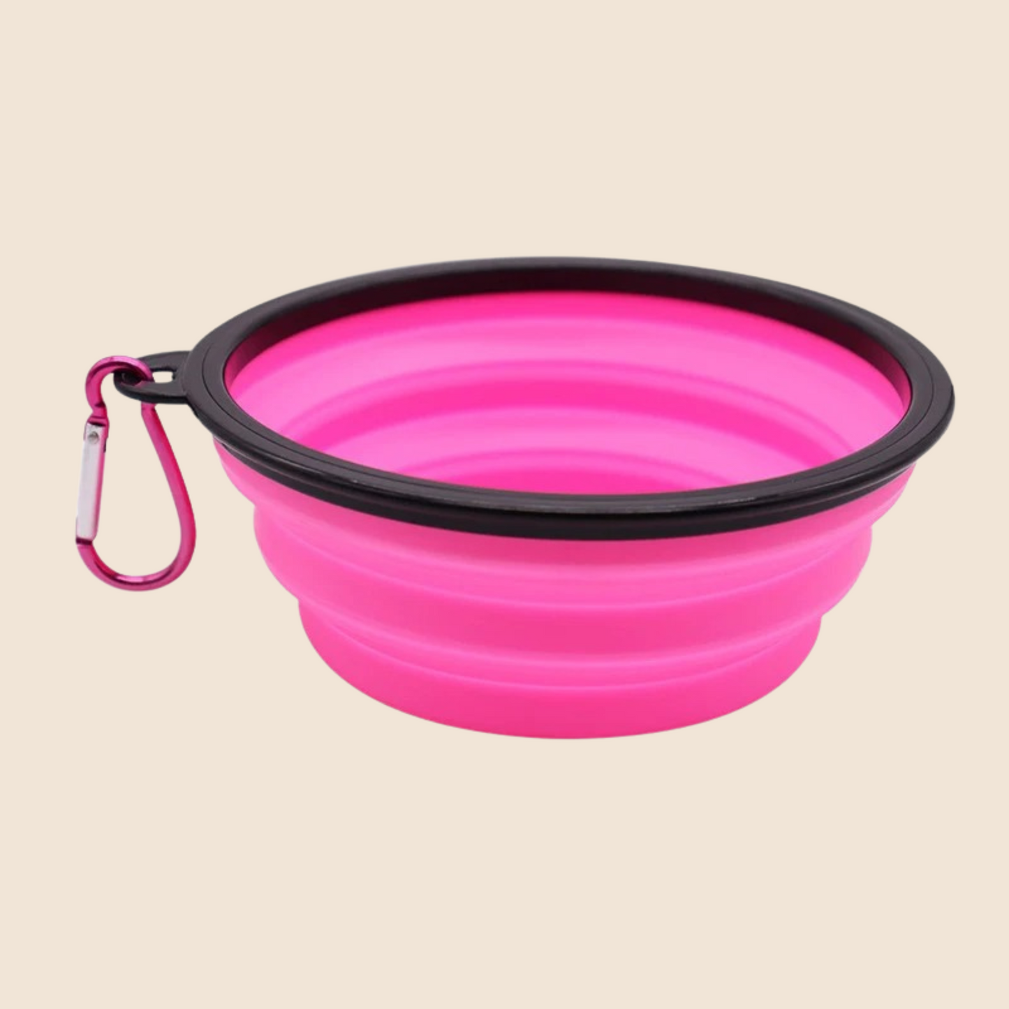 Pawfect Travel Buddy™ – Collapsible Silicone Pet Bowl with Carabiner! 🐾🥣