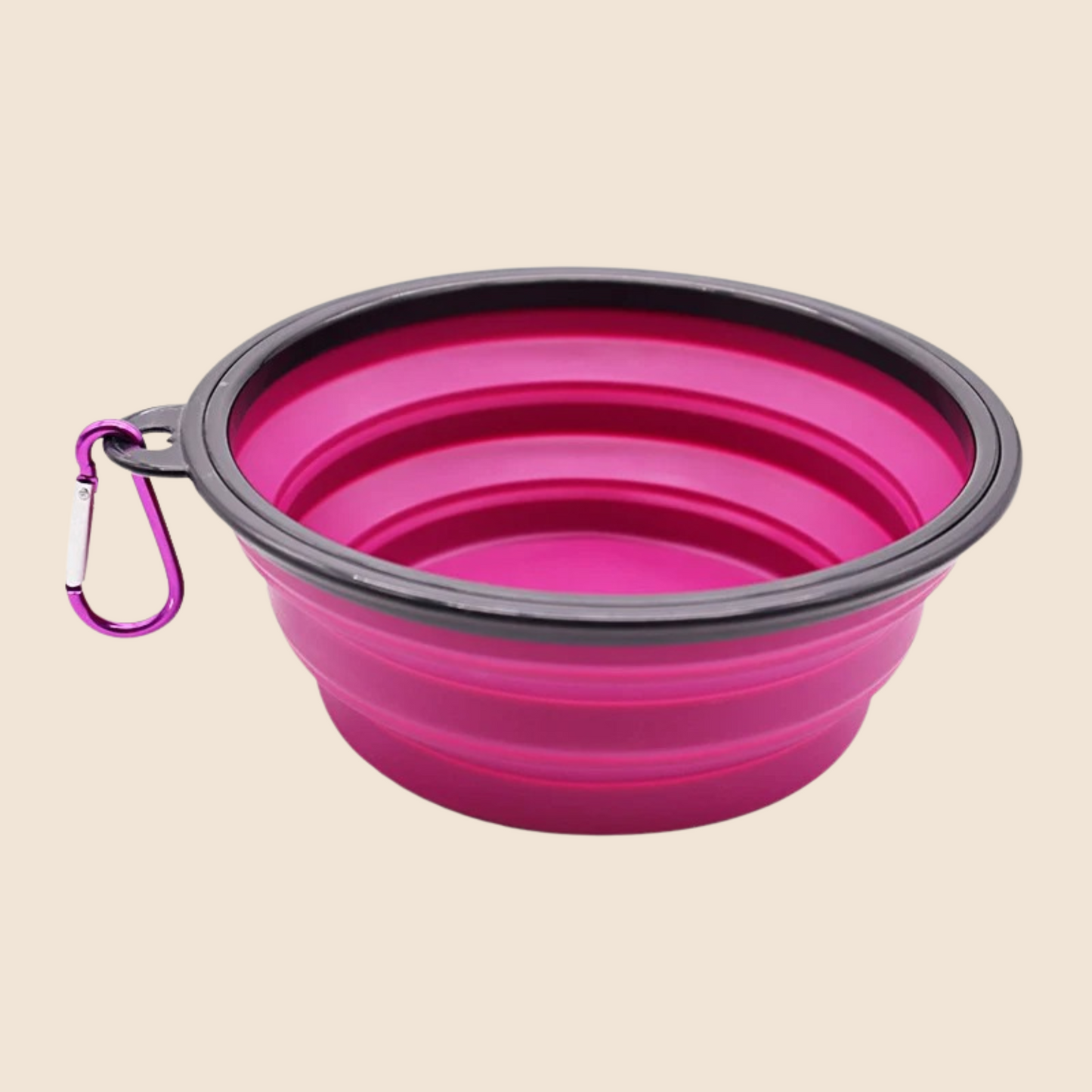 Pawfect Travel Buddy™ – Collapsible Silicone Pet Bowl with Carabiner! 🐾🥣