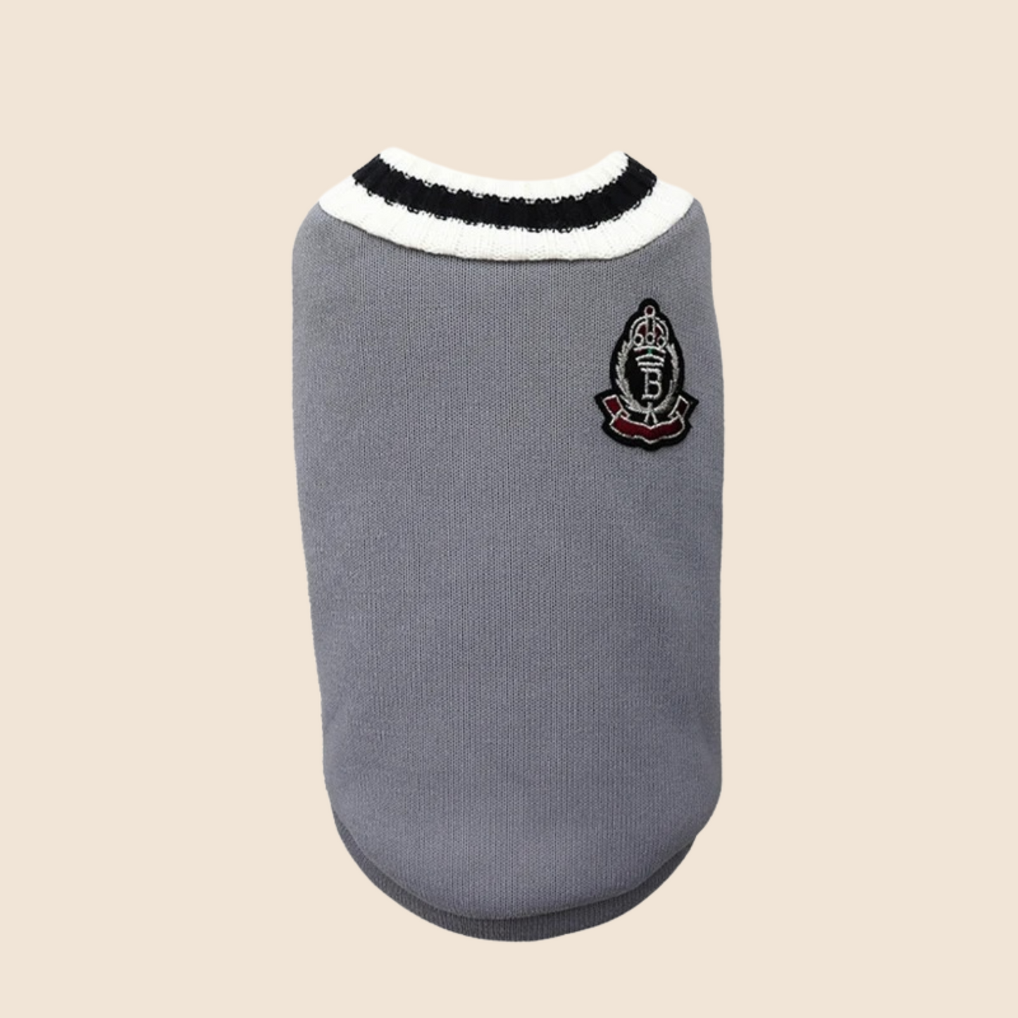PreppyPaws™ V-Neck Sweater – Chic & Cozy for Stylish Pets! 🎓🐾