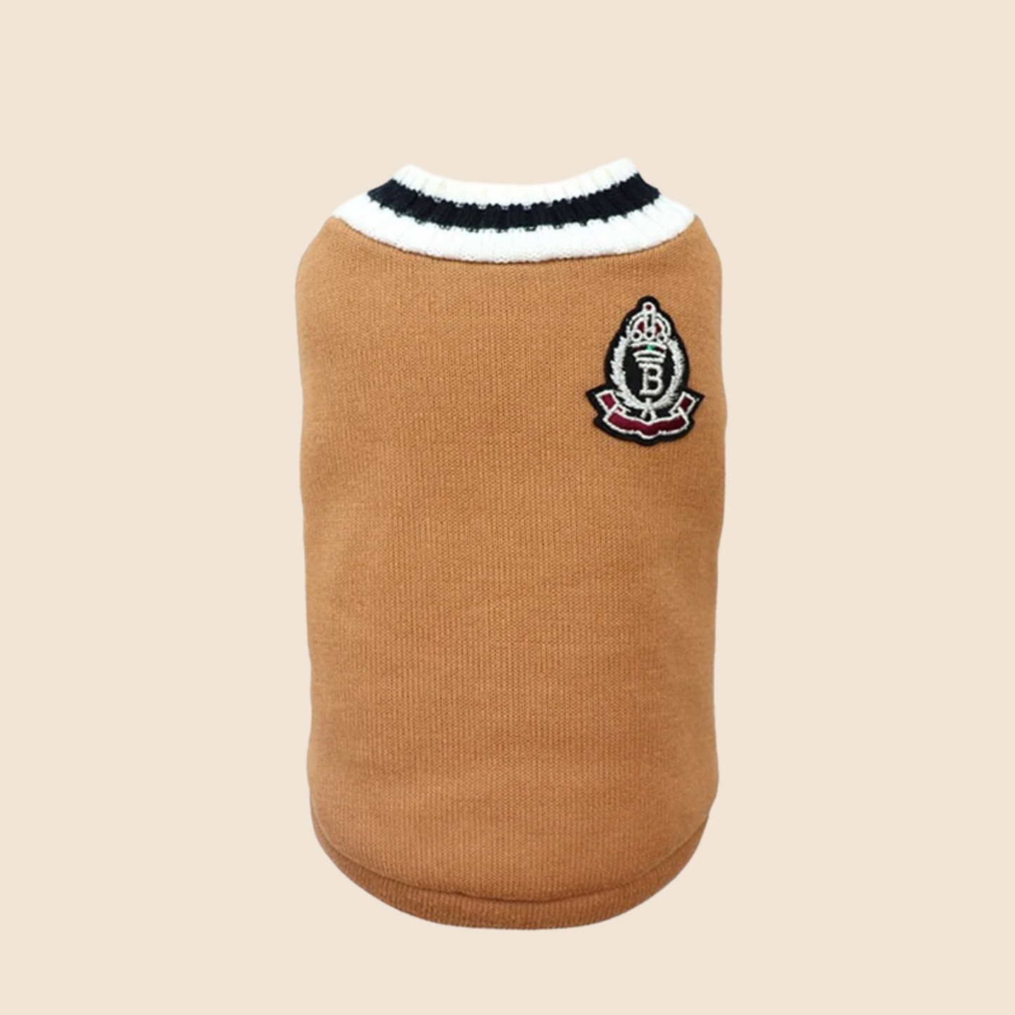 PreppyPaws™ V-Neck Sweater – Chic & Cozy for Stylish Pets! 🎓🐾