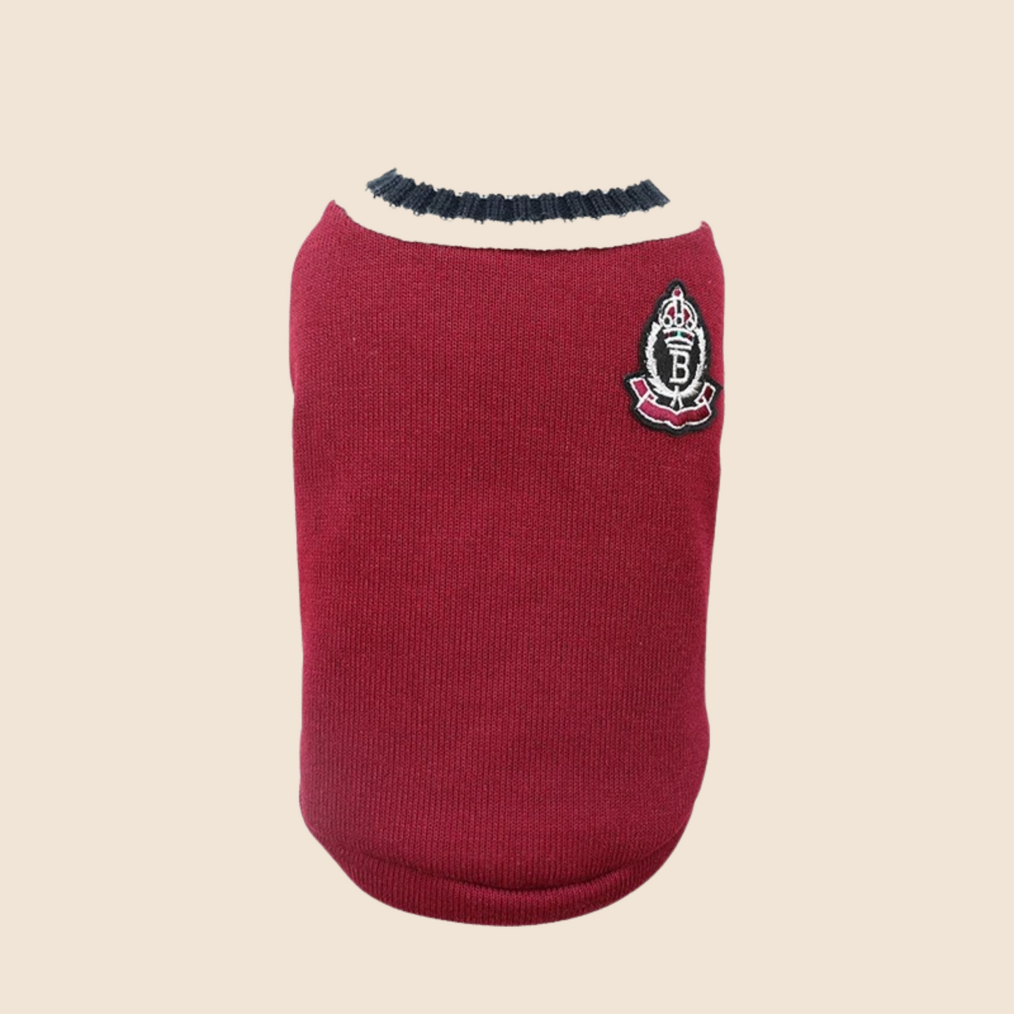 PreppyPaws™ V-Neck Sweater – Chic & Cozy for Stylish Pets! 🎓🐾