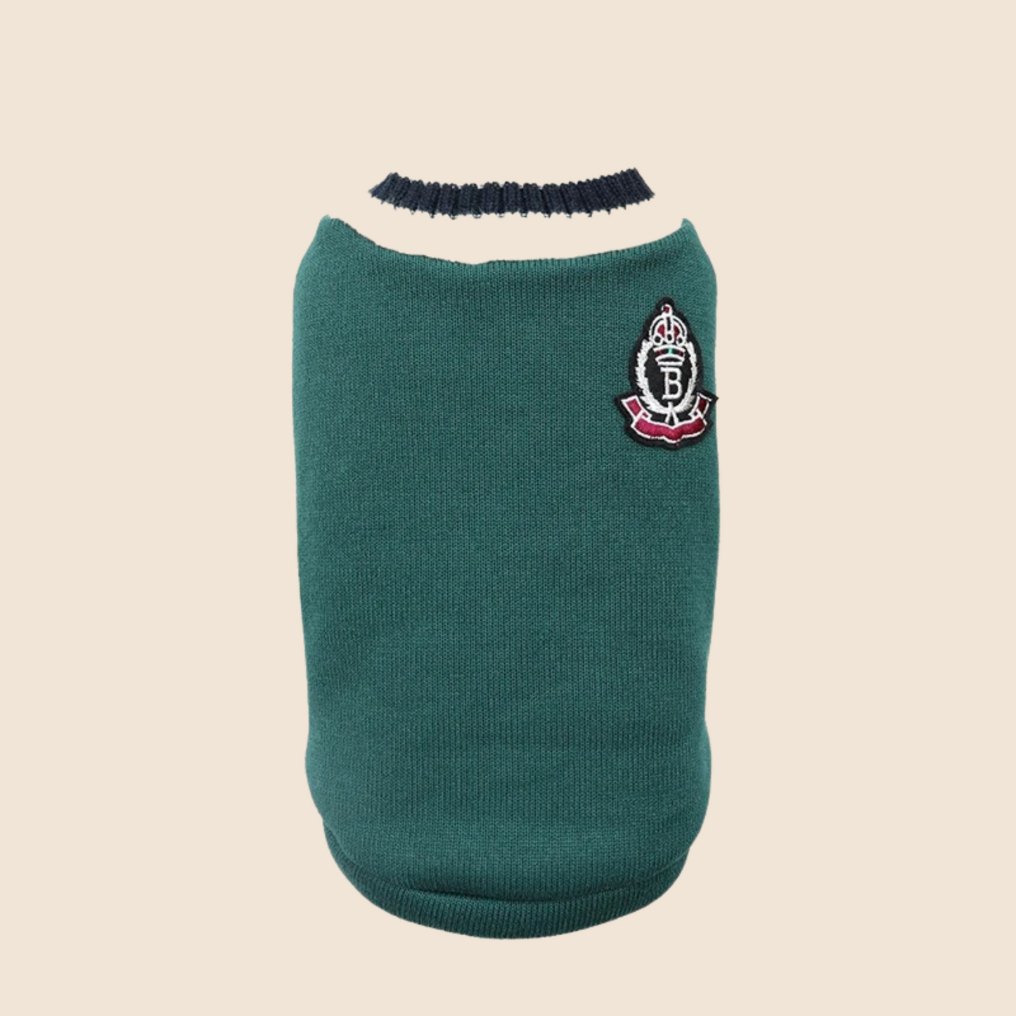 PreppyPaws™ V-Neck Sweater – Chic & Cozy for Stylish Pets! 🎓🐾