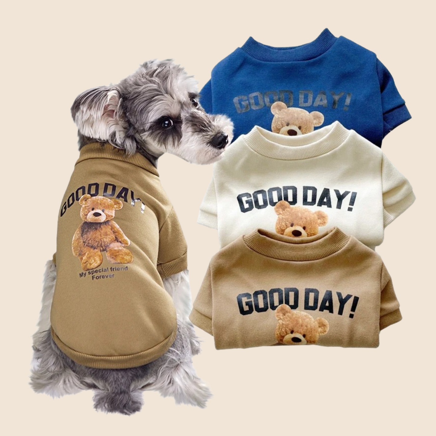 BearPaws™ Adorable Pet Sweater – Cozy, Cute & Cuddly! 🐻🐾