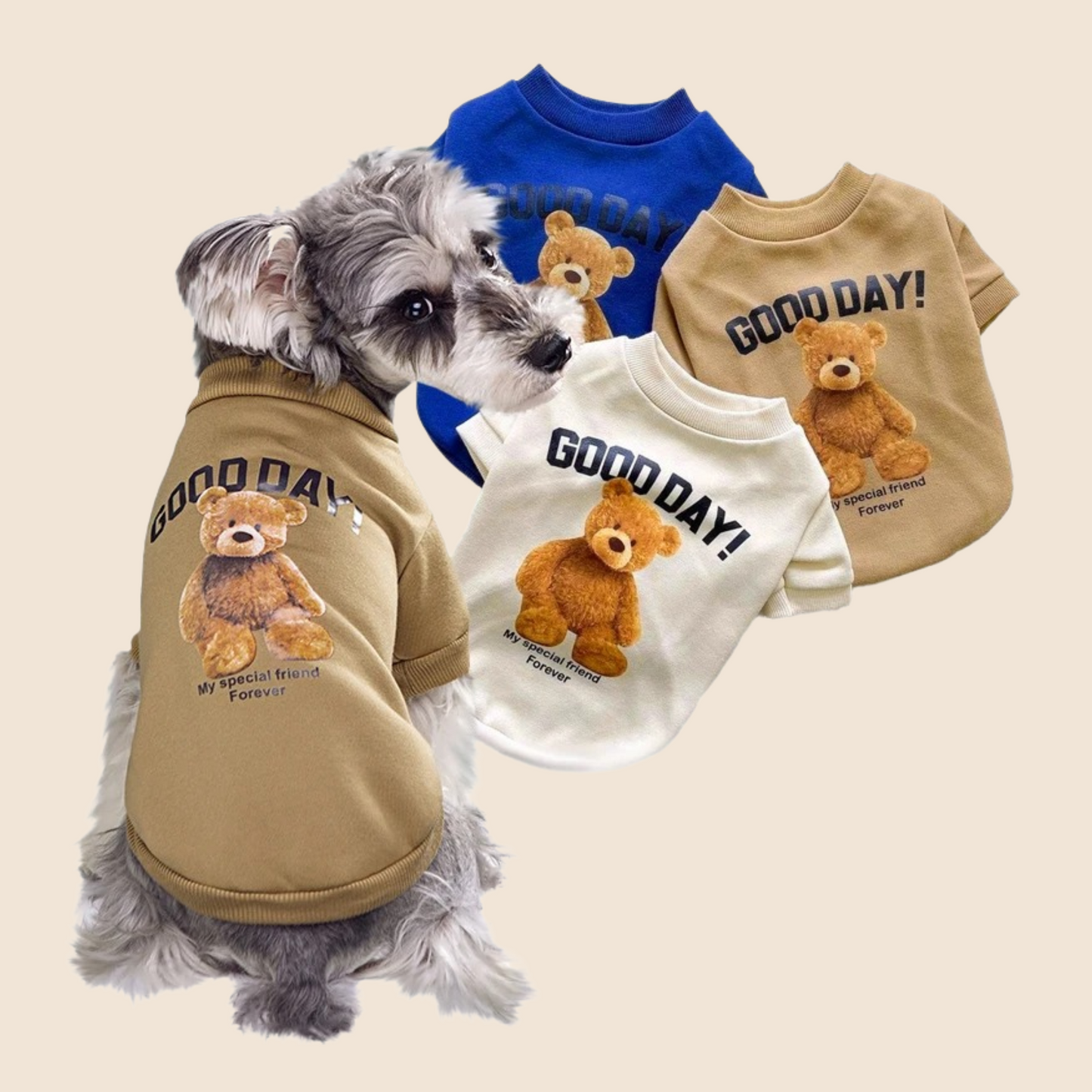 BearPaws™ Adorable Pet Sweater – Cozy, Cute & Cuddly! 🐻🐾