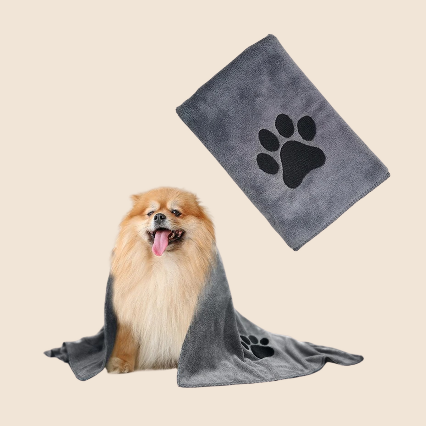PawSoft™ Microfiber Pet Blanket – Ultra-Soft, Absorbent & Cozy! 🐾🛁