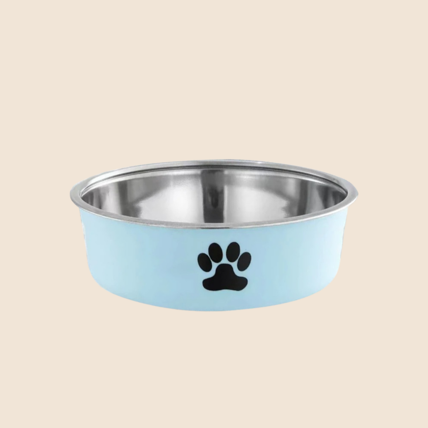 No-SpillPaw™ Stainless Steel Pet Bowl – Non-Slip Food & Water Dish