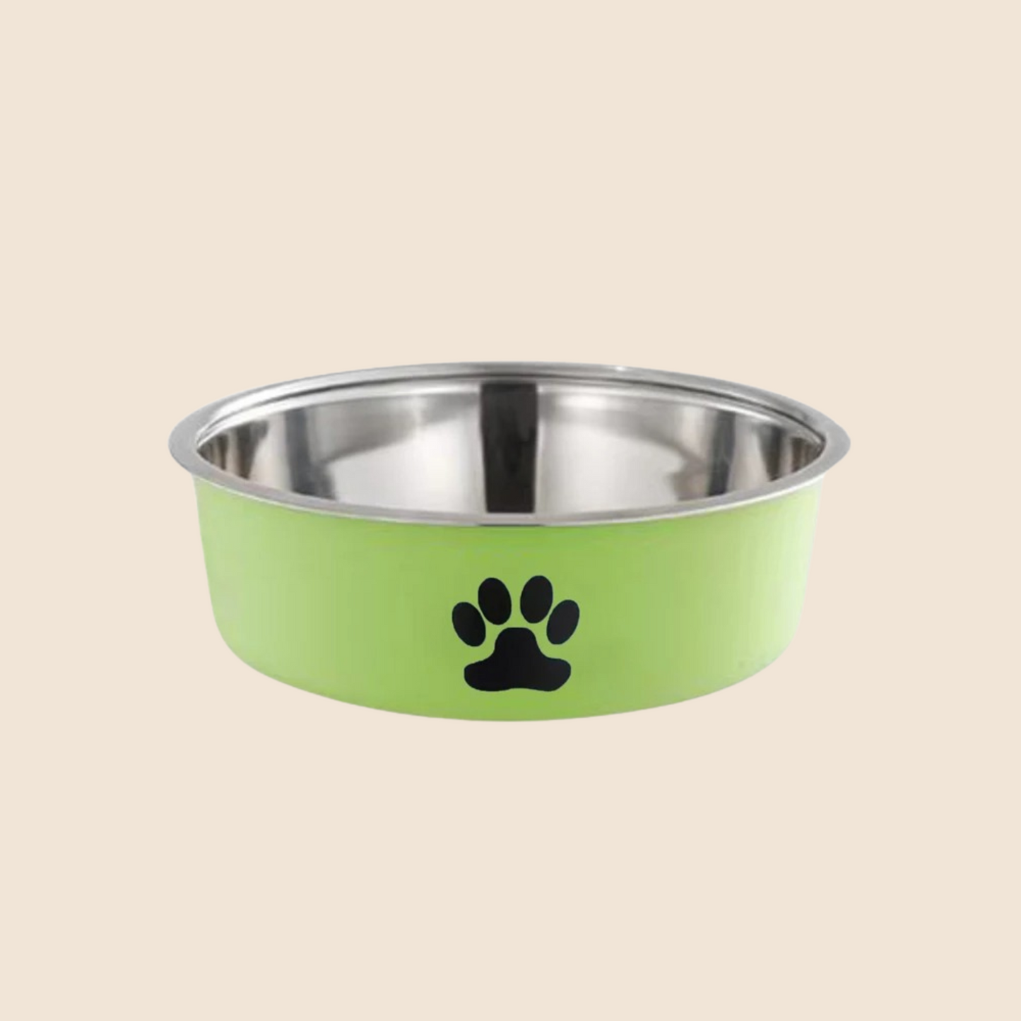 No-SpillPaw™ Stainless Steel Pet Bowl – Non-Slip Food & Water Dish