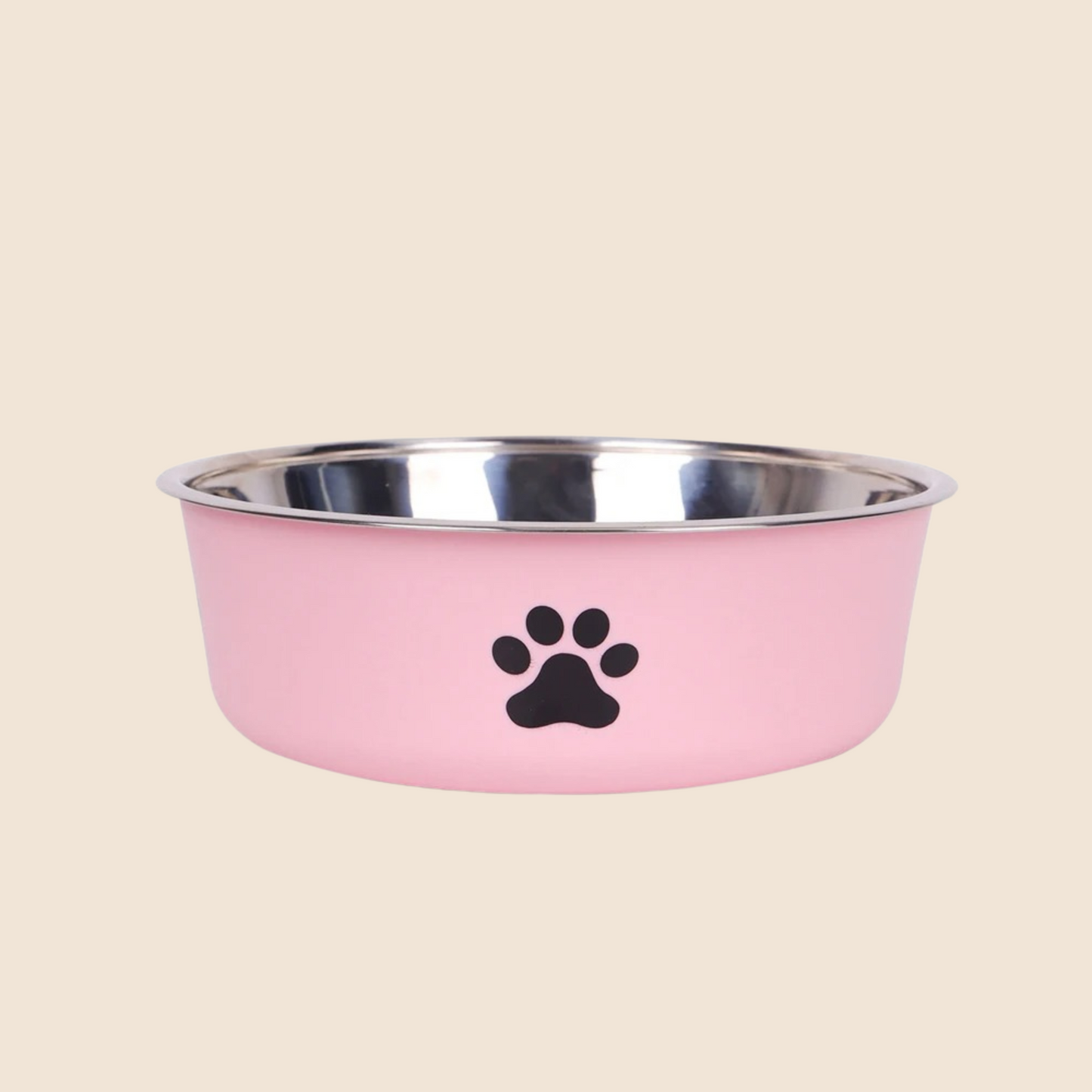 No-SpillPaw™ Stainless Steel Pet Bowl – Non-Slip Food & Water Dish
