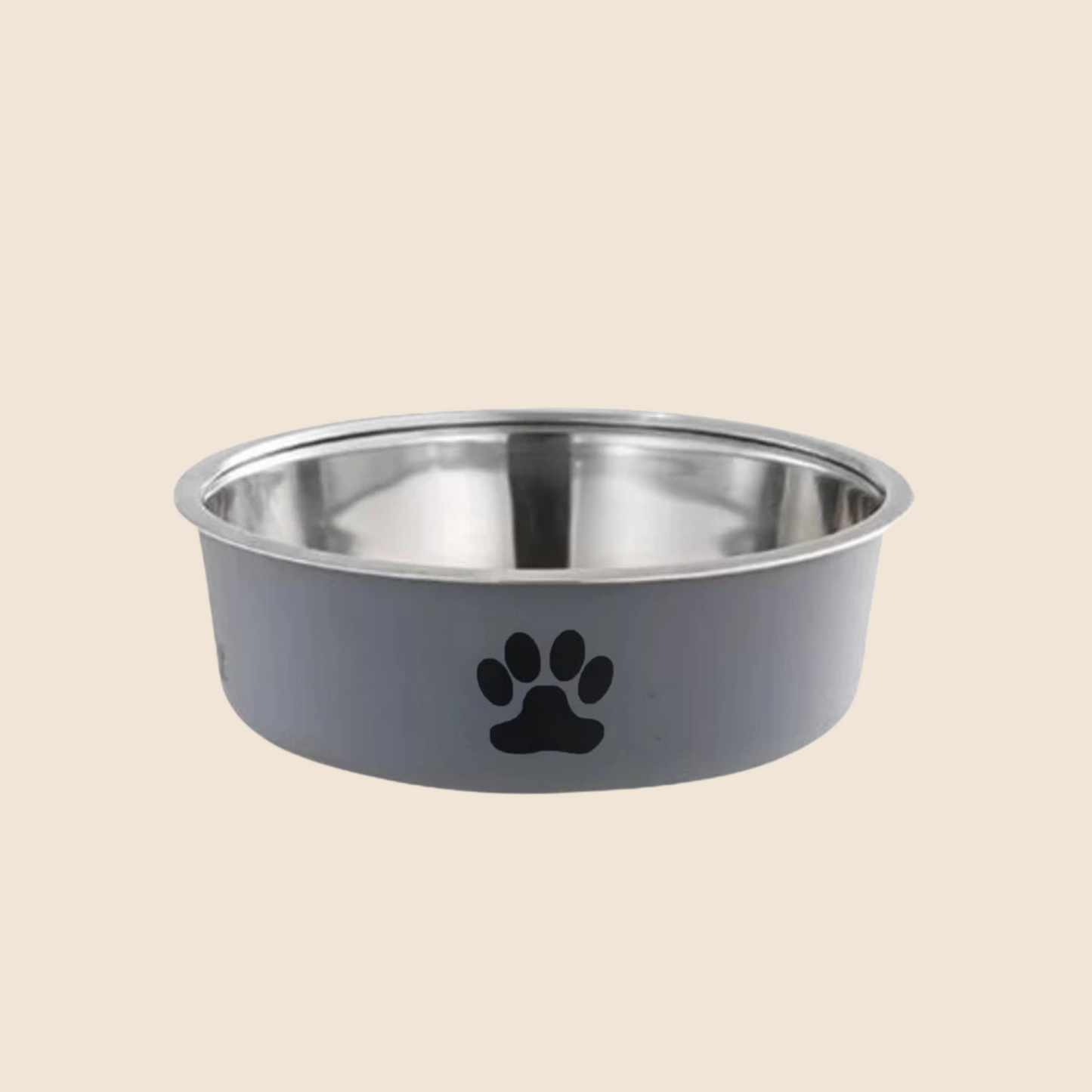No-SpillPaw™ Stainless Steel Pet Bowl – Non-Slip Food & Water Dish