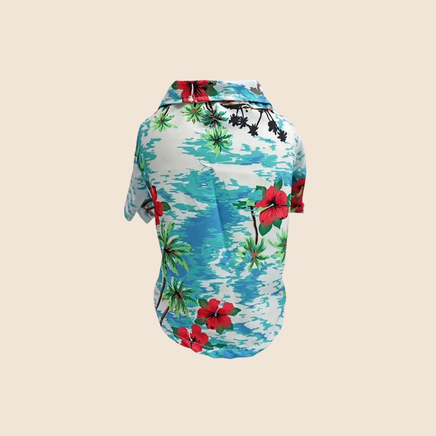 AlohaPaws™ Hawaiian Pet Polo – Floral Summer Shirt for Dogs & Cool Cats 🌺🌴 Flower Print