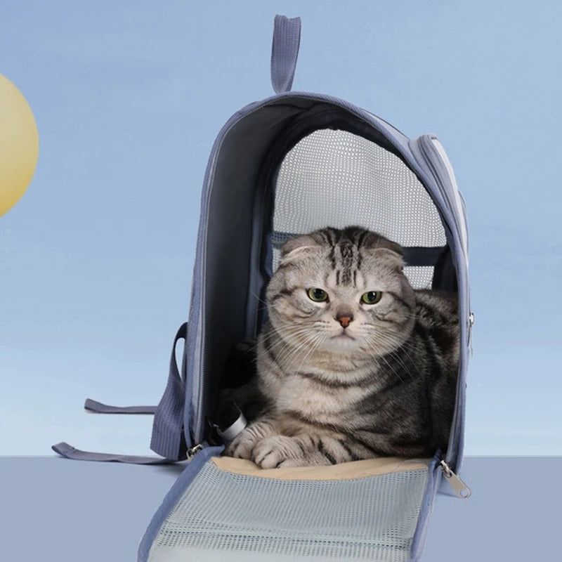 PawPal™ Portable Cat & Small Dog Travel Backpack – Breathable & Transparent