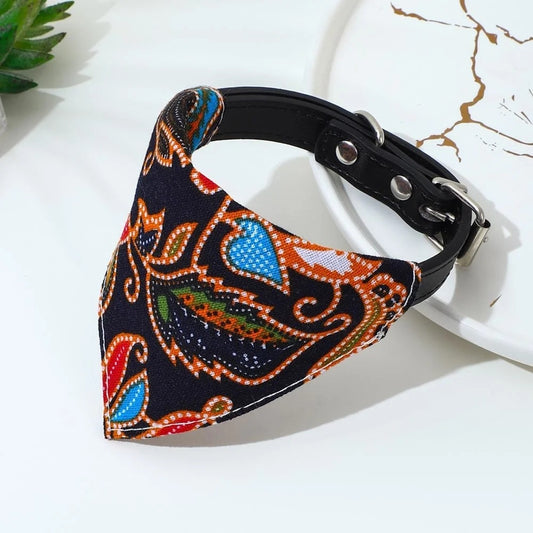 ChicPet Adjustable Bandana Collar – Black