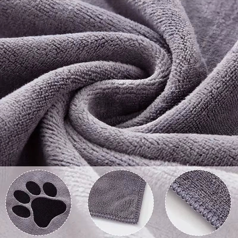 PawSoft™ Microfiber Pet Blanket – Ultra-Soft, Absorbent & Cozy! 🐾🛁