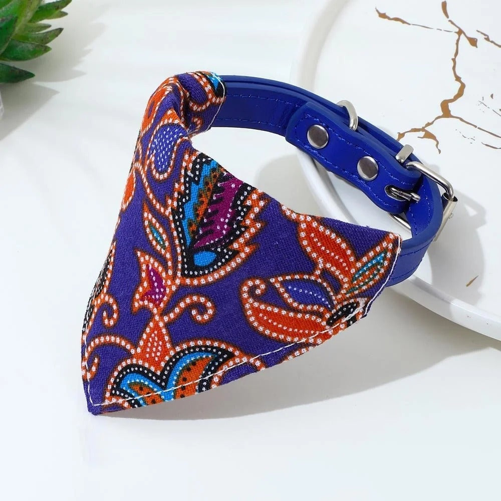 ChicPet Adjustable Bandana Collar – Black