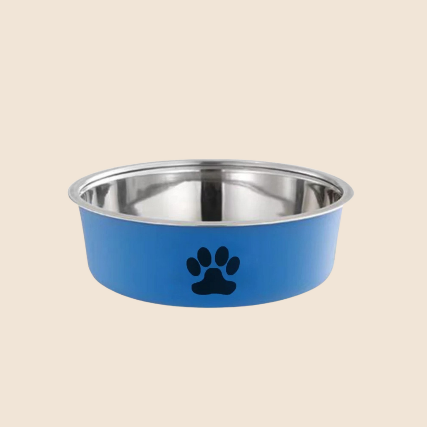 No-SpillPaw™ Stainless Steel Pet Bowl – Non-Slip Food & Water Dish