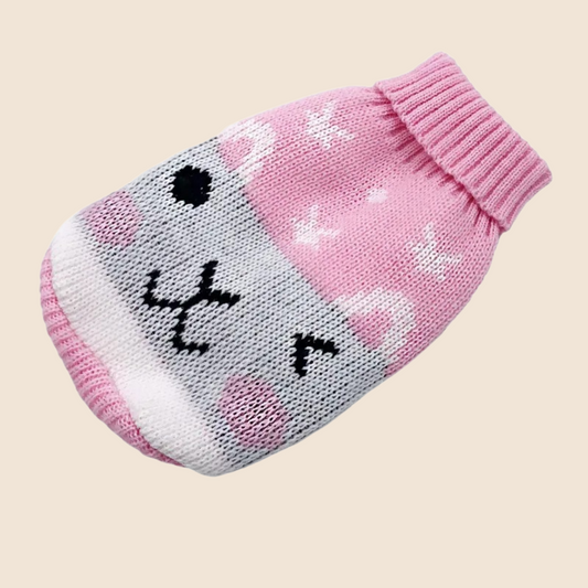 CozyCritter Crewneck kitty pink