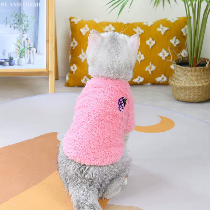 FruityPaws™ Adorable Pet Hoodie – Cozy, Cute & Comfy! 🍉🐶🍇