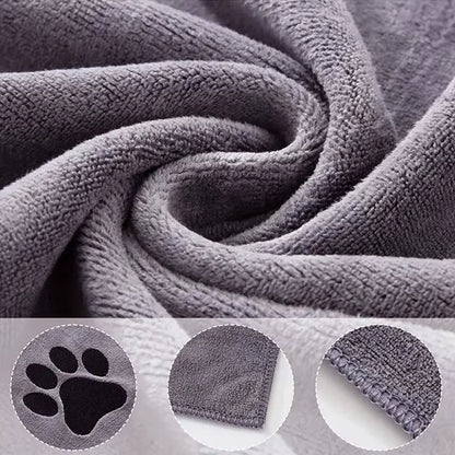 PawSoft™ Microfiber Pet Blanket – Ultra-Soft, Absorbent & Cozy! 🐾🛁